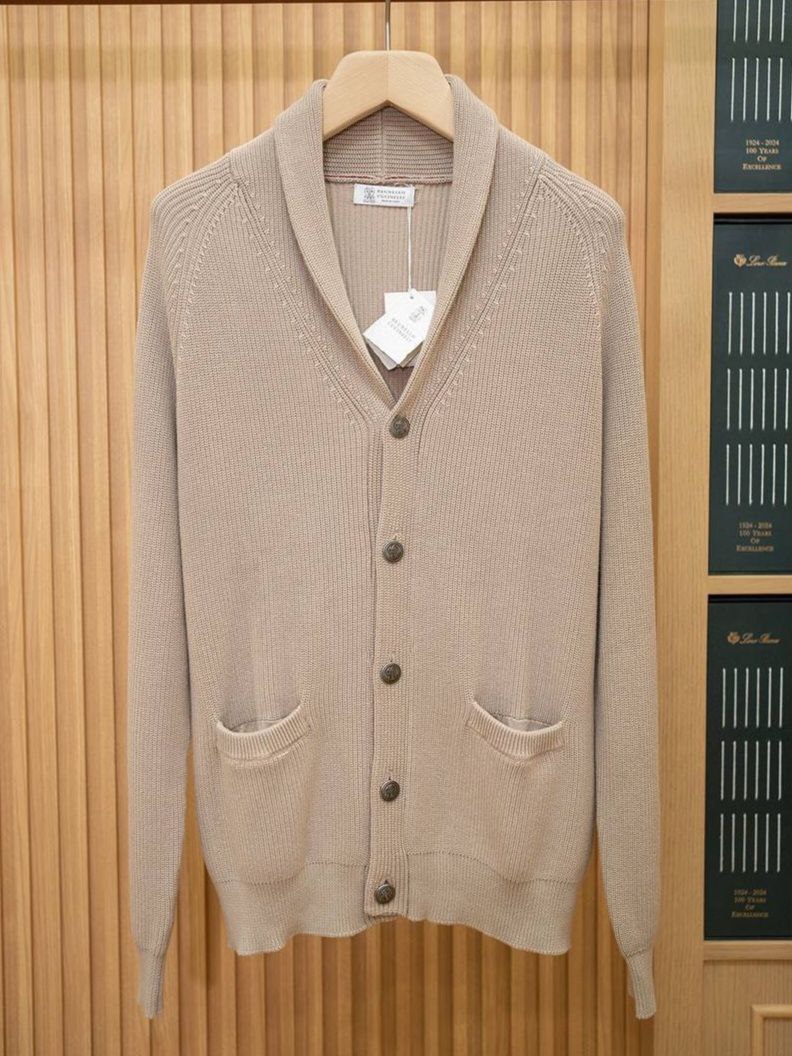Кардиган Brunello Cucinelli бежевый