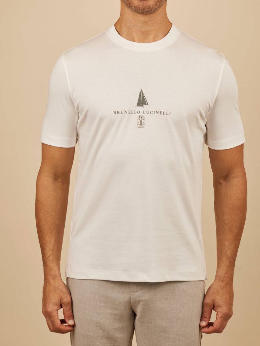 Футболка Brunello Cucinelli белая